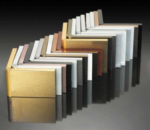 0.8mm Thick Electrolytic Oxidation Aluminum Alloy Skirting Board for Decoration