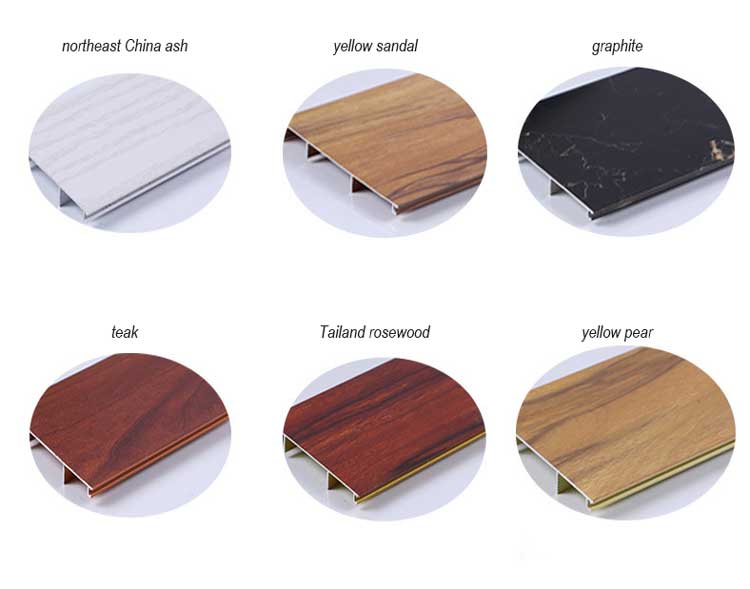 1.2 mm Thick Black PE Coating Aluminum Skirting Board Panel - Guangdong