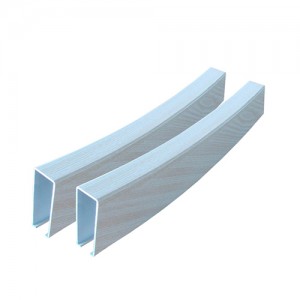Curved Baffle Aluminum Ceiling