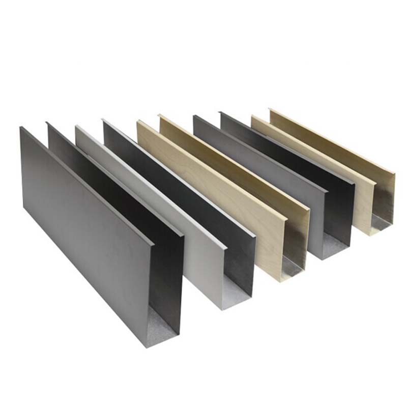 1 0 Mm U Shaped Aluminum Baffle Ceiling Tiles Guangdong Bahe