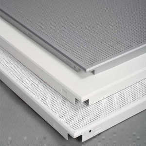 Office Meeting Room Acoustical Perforated Aluminum Ceiling Tiles
