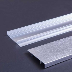Brighten Wire Drawing Aluminum Alloy Baseboard for Wall Protection