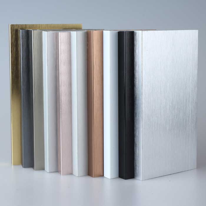 1.0 mm Thick Electrolytic Oxidation Aluminum Alloy Skirting Board