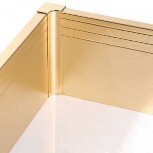 Electrolytic Oxidation Aluminum Alloy Skirting Board for Decoration