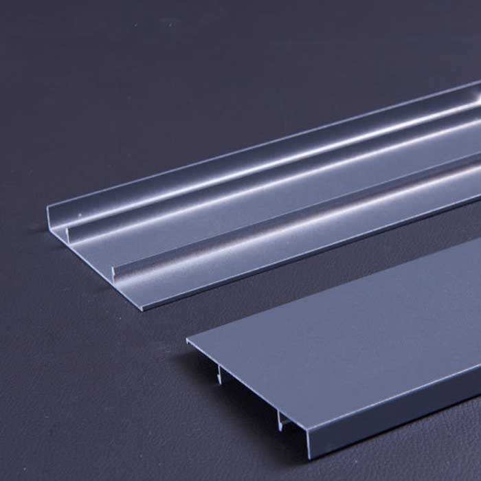 1.2 mm Thick Grey PE Coating Aluminum Alloy Wall Baseboard Decoration