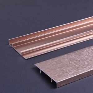60 mm Height Aluminum Profile Skirting Board