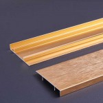 1.0 mm Thick Titanium Color Aluminum Skirting Board