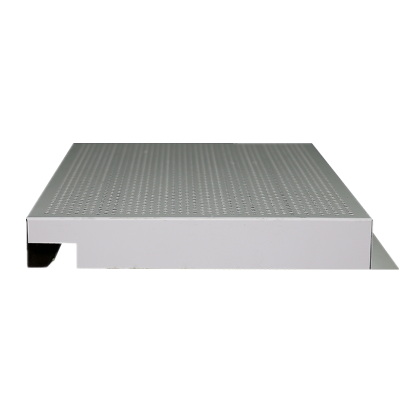 Perforated aluminum corrugated panel