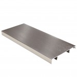 1.2mm Thick Rose Gold Aluminum Skirting Board for Office Decoration