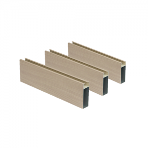 Wood Grain Profile Aluminum Ceiling