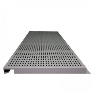 Perforated Hook On Aluminum Cladding Panel