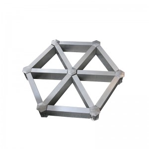 Hexagon Aluminum Grid Ceiling Tiles