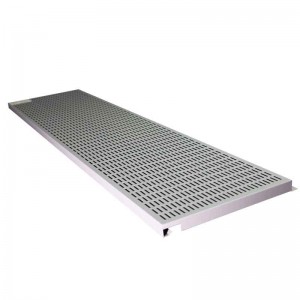 Perforated Aluminum Hook-on Ceiling Tiles Suspended Decoratition