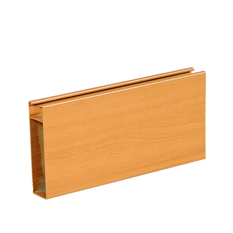 Grooved Aluminum Profile Baffle Ceiling Tiles